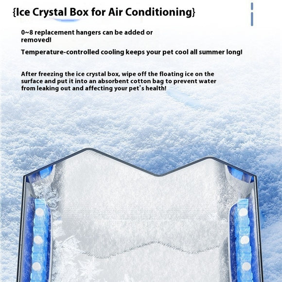 Casa Refrigerada para Gatos con Colchoneta Enfriante de Hielo