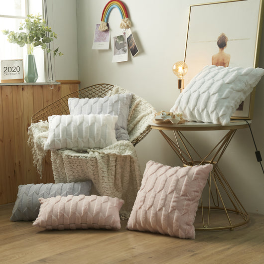 Almohada de Peluche 3D Tridimensional en Colores Sólidos - Image 19