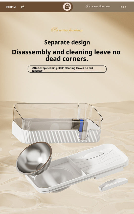 Dispensador Automático de Agua y Alimento para Gatos con Filtración Continua - Image 8