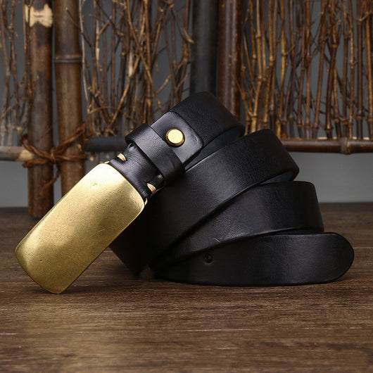 Cinturón de Cuero Premium Ancho 3.3cm para Hombre - Image 8