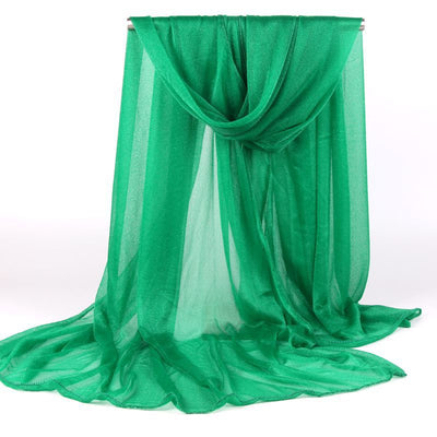 Foulard Largo de Gasa para Mujer - Protección Solar y Estilo Versátil - Image 35