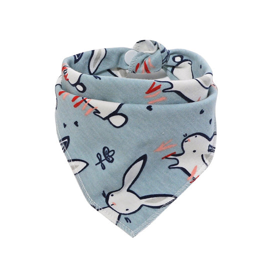 Babero Triangular de Algodón con Diseño Infantil y Doble Botón - Image 11