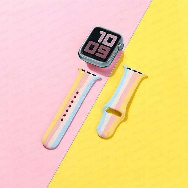 Correa de Silicona Colorida y Creativa para Reloj Inteligente
