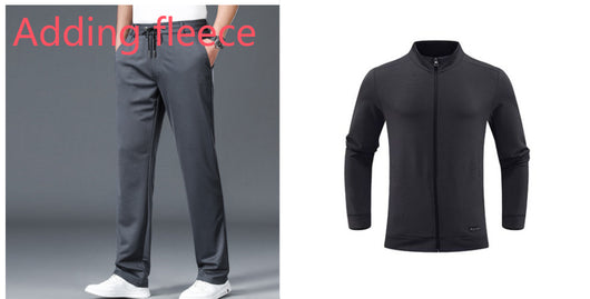 Chaqueta Deportiva Impermeable para Hombre con Cuello de Pie y Tela Elástica - Image 11