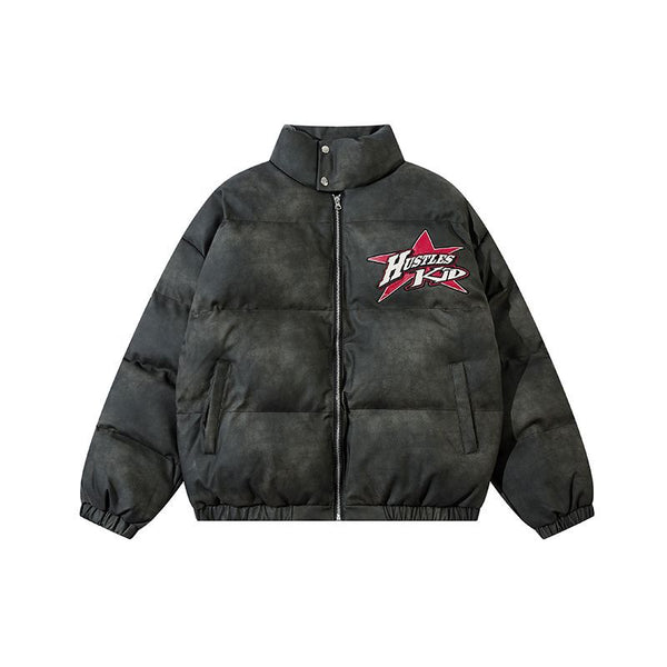 Chaqueta de Algodón con Bordado - Estilo Urbano Versátil
