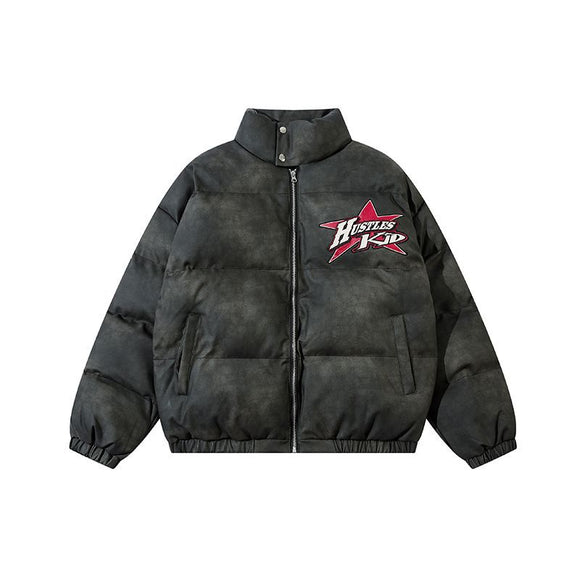 Chaqueta de Algodón con Bordado - Estilo Urbano Versátil