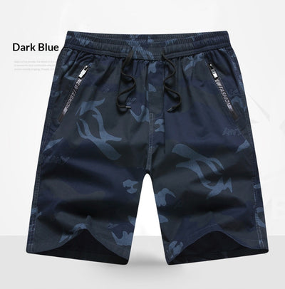 Pantalones Cortos Cargo Holgados Multi-Bolsillo en Algodón Puro para Hombre - Image 11
