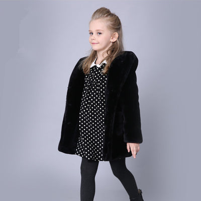 Abrigo Infantil de Invierno con Capucha y Pelaje Sintético - Suéter Cálido para Bebés - Image 6