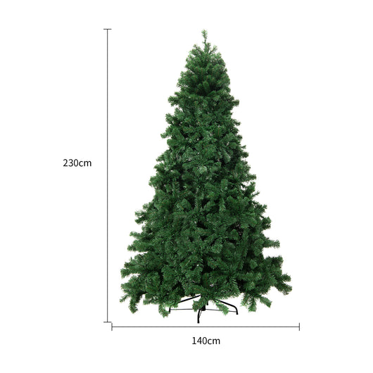 Árbol de Navidad con Efecto Nieve Simulada - Decoración de Vidriera PVC - Image 12