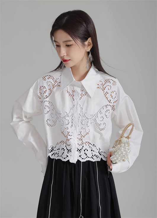 Blusa Calada de Crochet para Mujer - Colección Otoño - Image 22