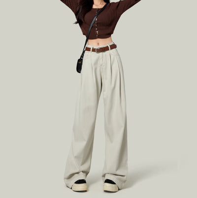 Pantalones Rectos de Tiro Alto para Mujeres Petite - Image 18