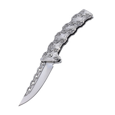 Cuchillo Plegable de Supervivencia Multifuncional en Acero Inoxidable - Image 3