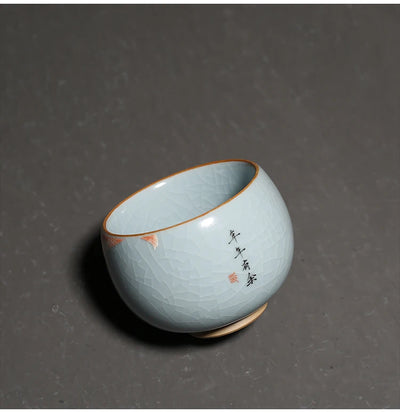 Taza de Té Ruyao Tianqing - Cerámica Artesanal Tradicional - Image 9