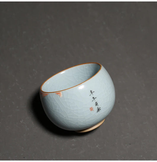 Taza de Té Ruyao Tianqing - Cerámica Artesanal Tradicional - Image 9