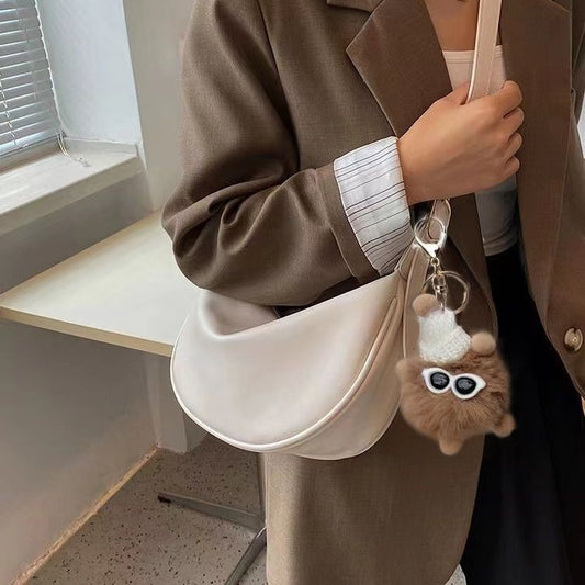 Bolso Bandolera de Cuero Suave para Mujer - Ideal para Verano