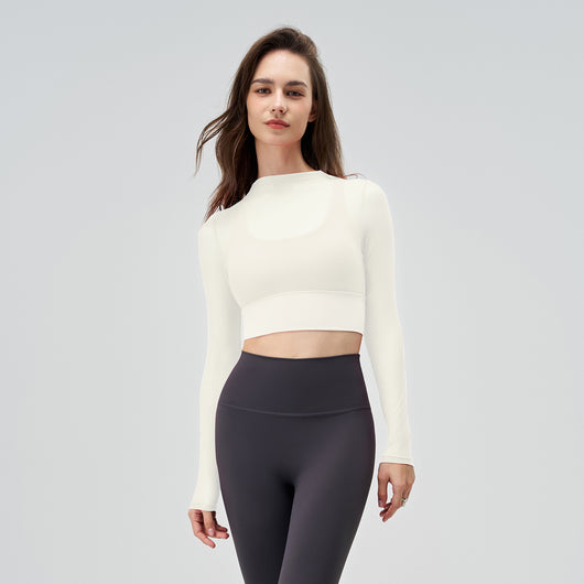 Playera Deportiva Reductora de Malla para Mujer - Manga Larga Transpirable de Secado Rápido - Image 7