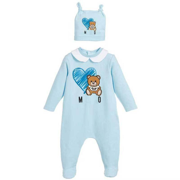 Pijama Enterizo de Algodón para Bebé con Estampado de Traje