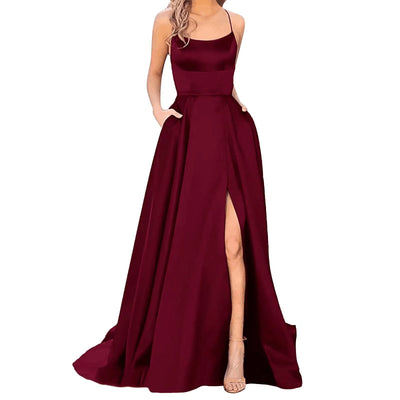 Vestido Largo Ajustado con Hombros Descubiertos para Damas de Honor y Eventos - Image 11