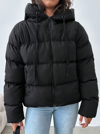 Chaqueta Puffer Oversized Coreana Gruesa con Capucha para Mujer - Image 8