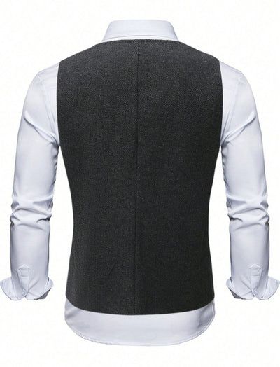 Chaleco Ejecutivo de Corte Clásico para Hombre - Image 11