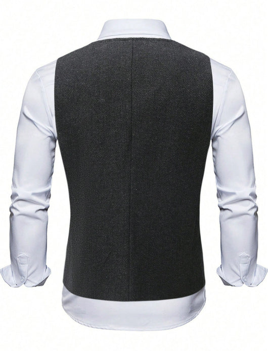 Chaleco Ejecutivo de Corte Clásico para Hombre - Image 11