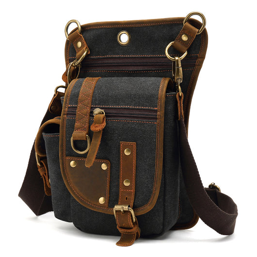 Bolsa Mensajera de Lona para Hombre - Estilo Casual y Versátil - Image 5