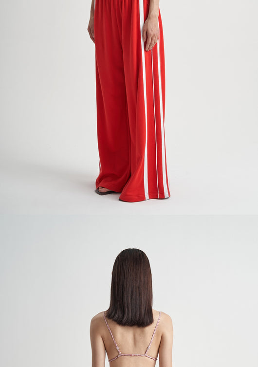 Pantalón de Chándal Cintura Alta Elástica con Puños Acanalados para Mujer - Image 7