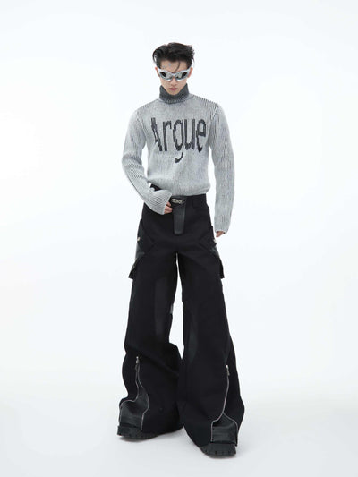 Pantalón Casual Recto con Costura Metálica - Image 8