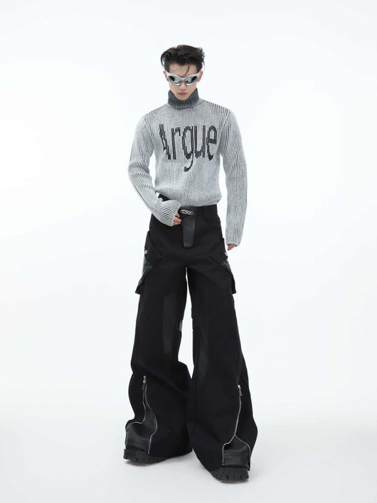 Pantalón Casual Recto con Costura Metálica - Image 8