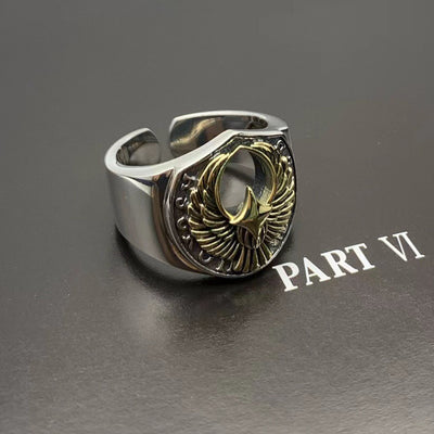 Anillo de Plata Esterlina Diseño Retro para Hombre - Image 3