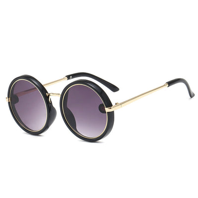 Gafas de Sol Infantiles Marco Redondo Metal con Cristales Espejados Coloridos - Image 17