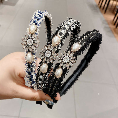 Diadema y Aro para Cabello con Borde Perforado y Cuentas - Image 18