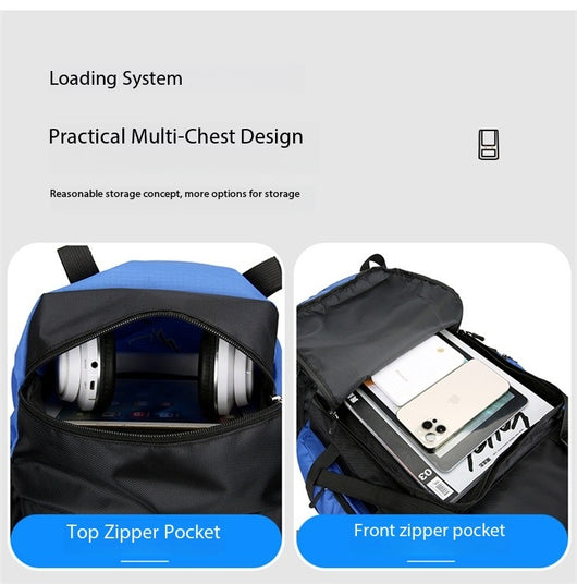 Mochila de Viaje 90L Impermeable para Senderismo y Trabajo - Image 11