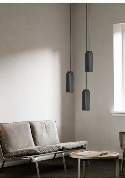 Lámpara Colgante Minimalista Tubo Ciruela - Diseño Moderno para Comedor y Sala - Image 17