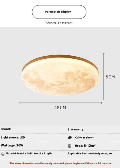 Lámpara LED de Techo Nórdica Moon - Luz Cálida para Dormitorio y Espacios Acogedores - Image 17