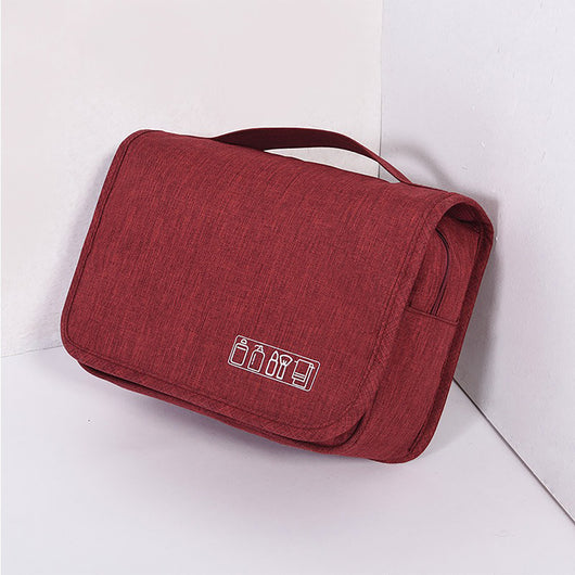 Bolsa de Aseo Colgante Impermeable con Organizador de Maquillaje para Viajes - Image 10