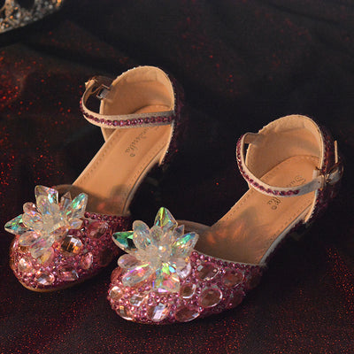 Zapatos de Tacón Alto con Cristales para Presentaciones Infantiles - Image 9