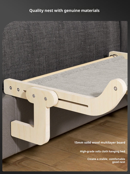 Cama Colgante Extra Grande para Gatos - Nido de Lona para Ventana y Balcón - Image 14