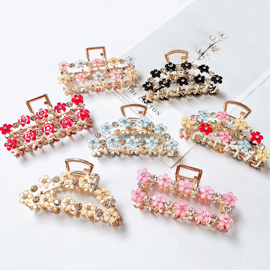 Pasador Elegante con Strass y Baño de Aleación - Image 3