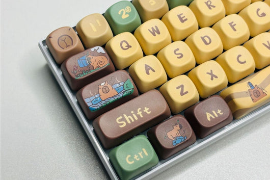 Set de 130 Teclas Mecánicas PBT Capabala MOA - Altura de Perfil Ergonómico - Image 11