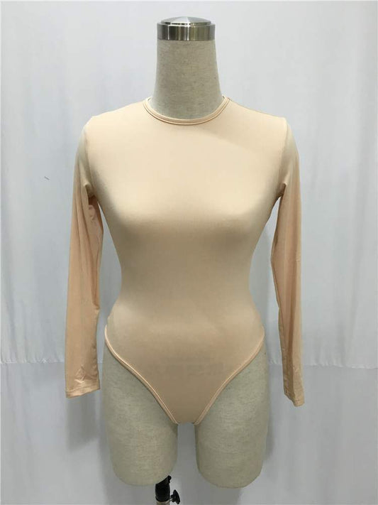 Body Manga Larga Ajustado Sexy para Mujer - Image 2