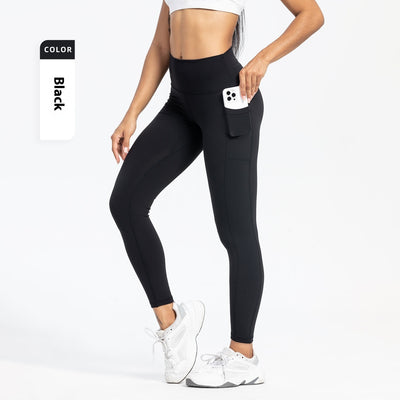 Pantalones Yoga Cintura Alta con Bolsillos - Ajuste Slim Deportivo