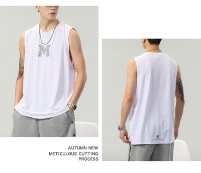 Camiseta Sin Mangas Hombre Estampado Letras - Colección Verano - Image 18