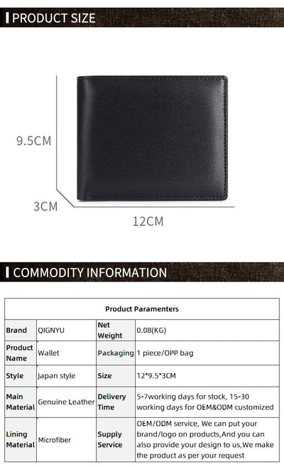 Billetera de Cuero para Hombre con Protección RFID Anti-Fraude - Image 9