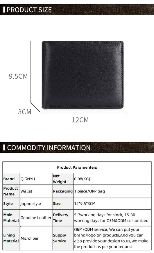 Billetera de Cuero para Hombre con Protección RFID Anti-Fraude - Image 9