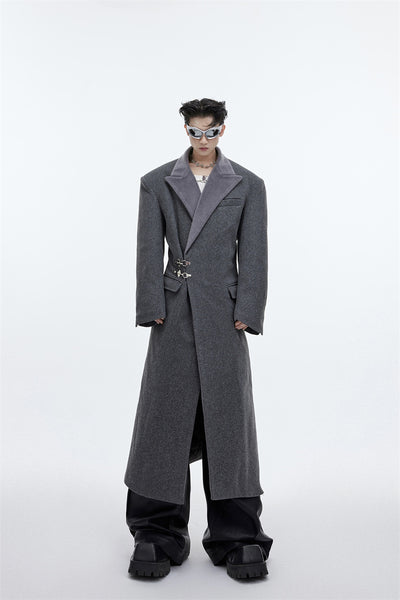 Abrigo Largo Elegante para Hombre - Diseño Over the Knee - Image 5