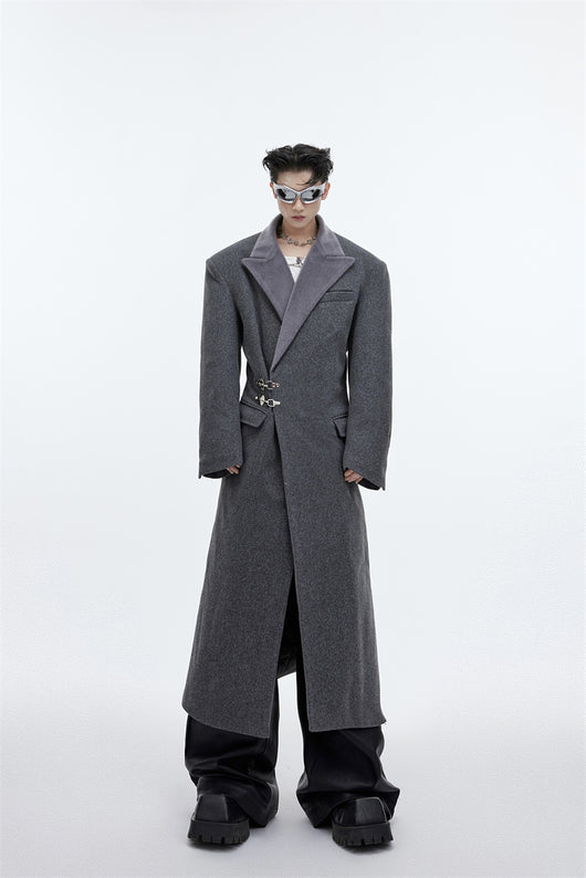 Abrigo Largo Elegante para Hombre - Diseño Over the Knee - Image 5