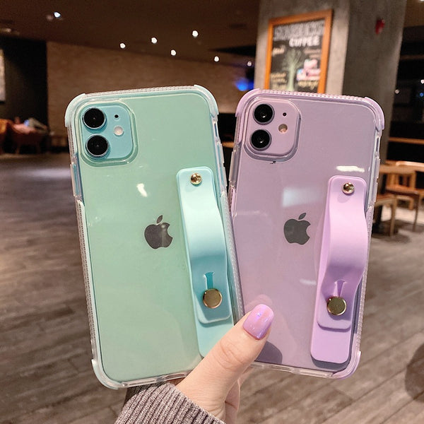 Funda Protectora Transparente Bicolor con Esquinas Reforzadas