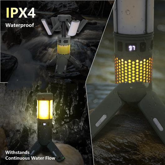 Linterna Camping Telescópica Recargable con Luz de Ambiente - Image 10