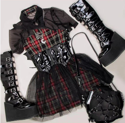 Botas Altas para Mujer con Hebilla Metálica y Suela Gruesa - Image 8